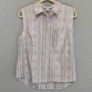 Athleta Everlasting Tank in Amara Stripe White